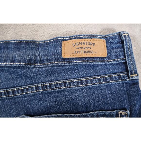 Signature Levi Strauss Jeans Mens 31x30 Blue Modern Slim Stretch Denim Pants - Picture 10 of 11